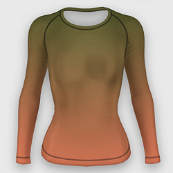 Рашгард женский Абстрактный градиент, цвет: 3D-принт