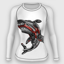 Рашгард женский Moto shark, цвет: 3D-принт