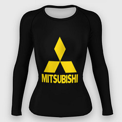 Женский рашгард Mitsubishi logo yelow