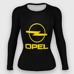 Рашгард женский Opel yellow, цвет: 3D-принт