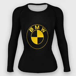 Женский рашгард BMW logo yellow