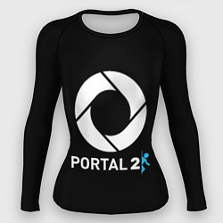 Рашгард женский Portal2 logo game, цвет: 3D-принт