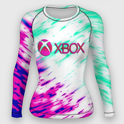 Рашгард женский Xbox краски текстура игры, цвет: 3D-принт