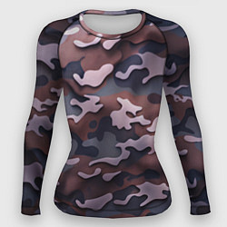 Женский рашгард Камуфляж-грязь