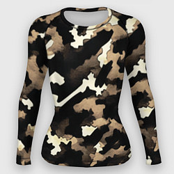 Женский рашгард Камуфляж сафари