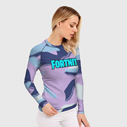 Рашгард женский Fortnite camo steel, цвет: 3D-принт — фото 2