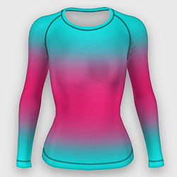 Женский рашгард Градиент текстура неон