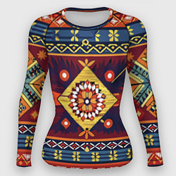 Женский рашгард Стиль советского ковра узоры и орнамент