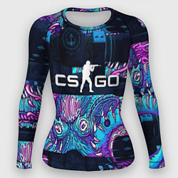 Женский рашгард CS GO neon blob