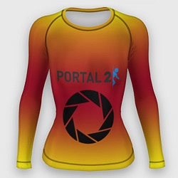 Женский рашгард Portal 2 gradient