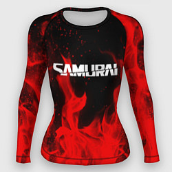 Женский рашгард Samurai fire red