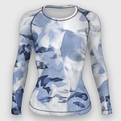 Женский рашгард Альпийский камуфляж