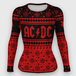 Женский рашгард ACDC christmas sweater