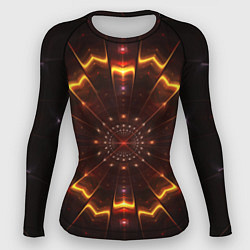 Рашгард женский Психоделика узор текстура, цвет: 3D-принт