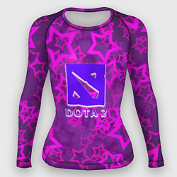 Рашгард женский Dota2 звёзды неон, цвет: 3D-принт