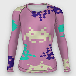 Женский рашгард Пиксели фильтр