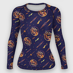 Женский рашгард Mortal Kombat logo pattern