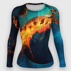 Женский рашгард Взрыв планеты