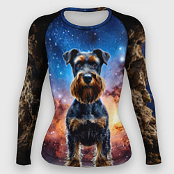 Женский рашгард Ризеншнауцер в космосе