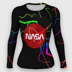 Рашгард женский НАСА молнии градиент, цвет: 3D-принт