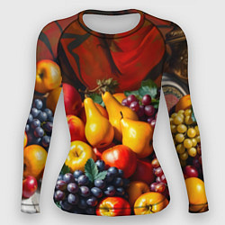 Женский рашгард Фруктовый натюрморт