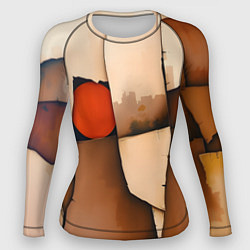 Женский рашгард Фрагментированная композиция