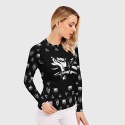 Рашгард женский Ведьмак логотипы, цвет: 3D-принт — фото 2