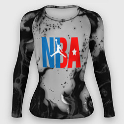 Женский рашгард NASA неоновый огонь