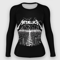 Женский рашгард Metallica - lightnings in metropolis