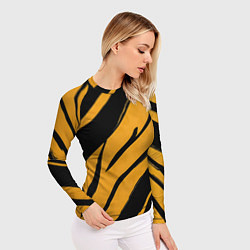 Рашгард женский Тигровый раскрас, цвет: 3D-принт — фото 2