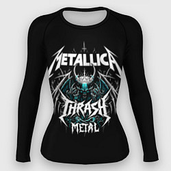 Женский рашгард Metallica group - thrash metal style