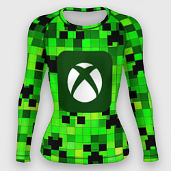 Женский рашгард Minecraft xbox