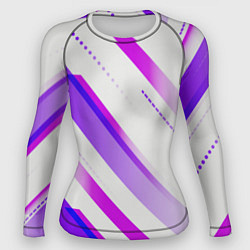 Рашгард женский Color white pink, цвет: 3D-принт