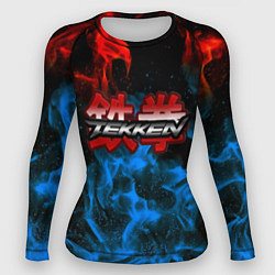 Рашгард женский Tekken огненные стиль, цвет: 3D-принт