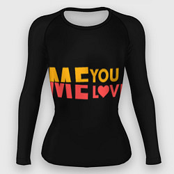 Женский рашгард Me and you - Love