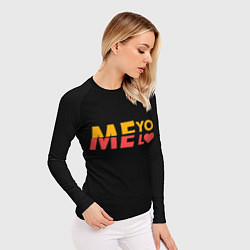 Рашгард женский Me and you - Love, цвет: 3D-принт — фото 2