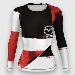 Женский рашгард Mazda логотип