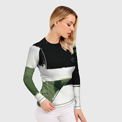 Рашгард женский Subaru эмблема, цвет: 3D-принт — фото 2