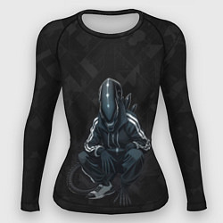 Рашгард женский Ксеноморф на корточках, цвет: 3D-принт