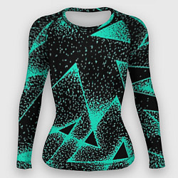 Женский рашгард The triangle is light blue