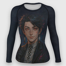 Рашгард женский Танжиро Камадо реализм, цвет: 3D-принт