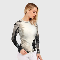 Рашгард женский Путник, цвет: 3D-принт — фото 2