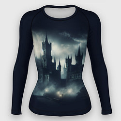 Рашгард женский Ночной замок графа Дракула, цвет: 3D-принт