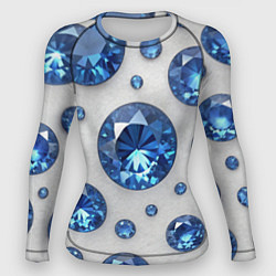 Женский рашгард Россыпь сапфиров