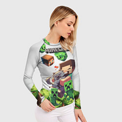 Рашгард женский World of minecraft, цвет: 3D-принт — фото 2