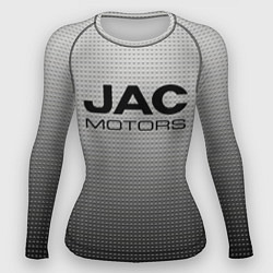 Женский рашгард Jac motors серый текстурный