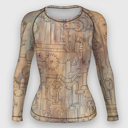 Женский рашгард Стимпанк элементы
