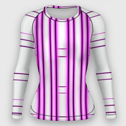 Рашгард женский Neon pink, цвет: 3D-принт