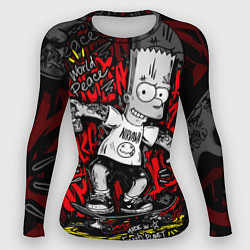 Рашгард женский Татуированный барт, цвет: 3D-принт