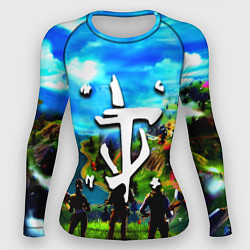 Женский рашгард Fortnite x doom logo